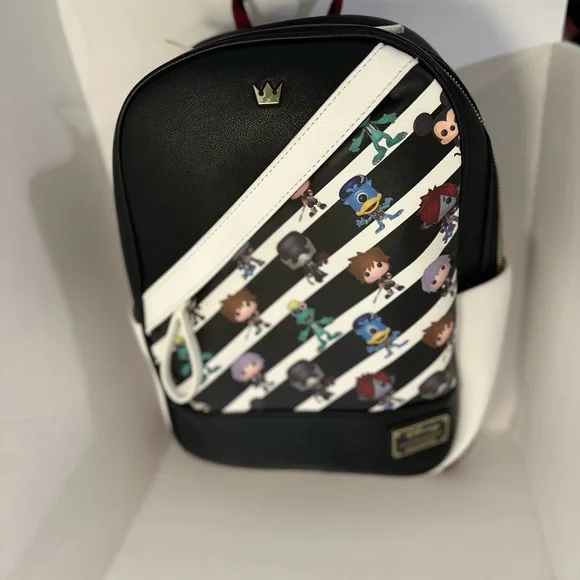 Loungefly | Bags | Disney Loungefly Black And White Stripe  display picture 2